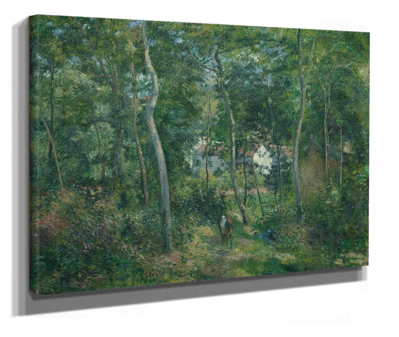 Edge Of The Woods Near Lhermitage Pontoise by Camille Pissarro