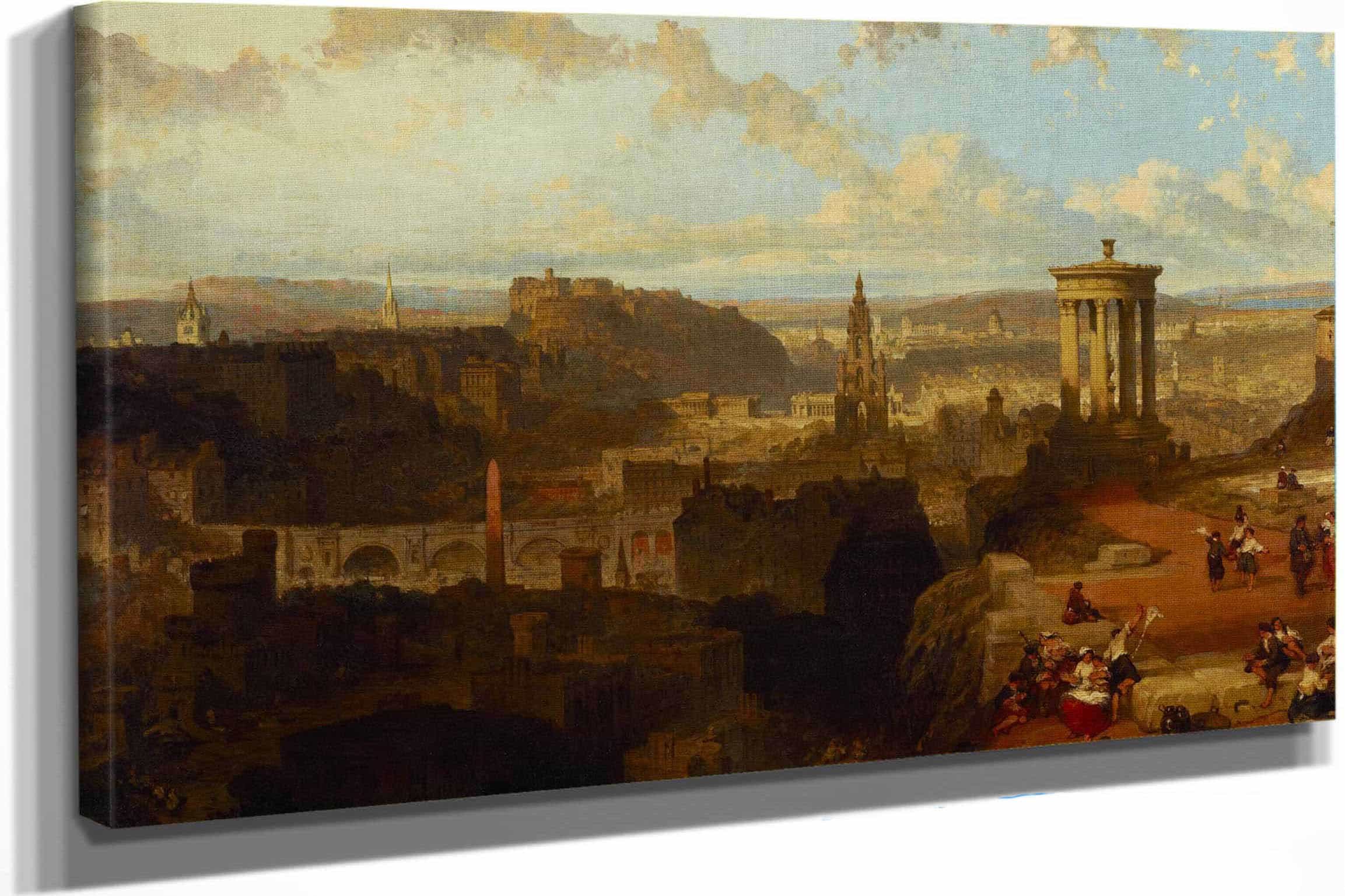 Edinburgh From The Calton Hill by David Roberts