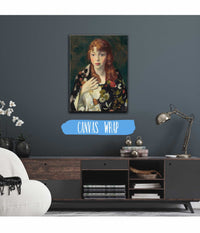 Edna Smith In A Japanese Wrap by Robert Henri