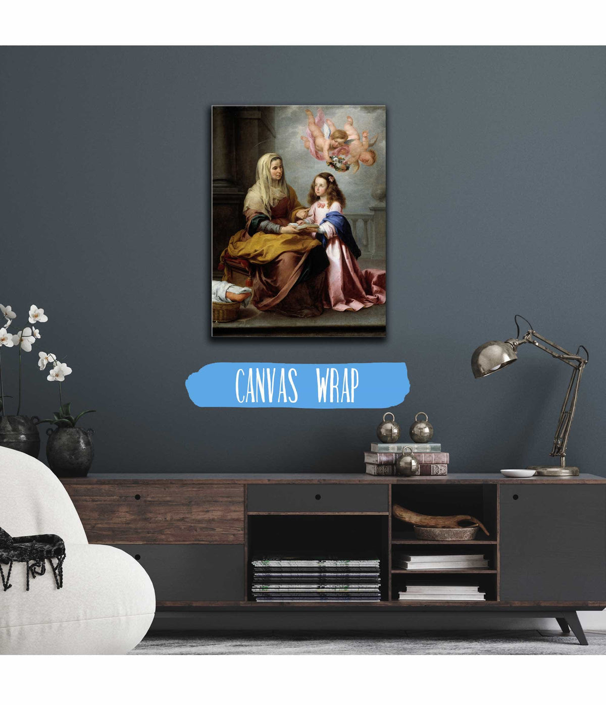 Education Of The Virgin by Bartolome Esteban Murillo