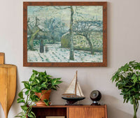 Effet De Neige A Montfoucault by Camille Pissarro