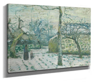 Effet De Neige A Montfoucault by Camille Pissarro