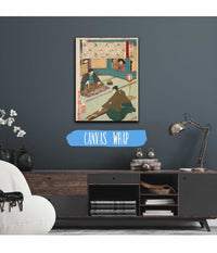 Egawa Tarozaemon Playing The Koto by Tsukioka Yoshitoshi