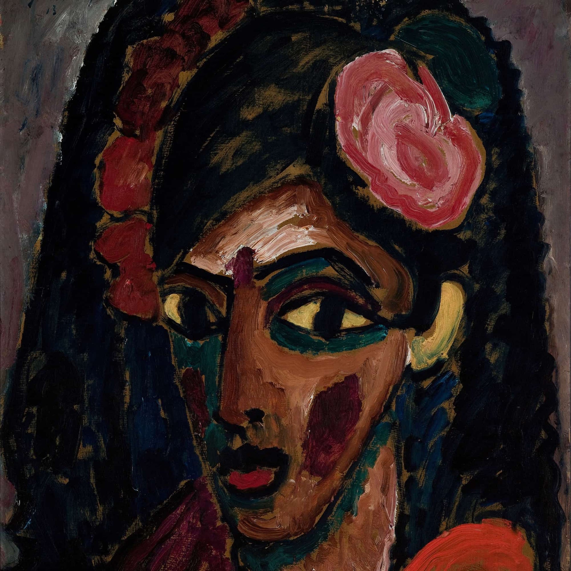 Egyptian Girl by Alexej Von Jawlensky