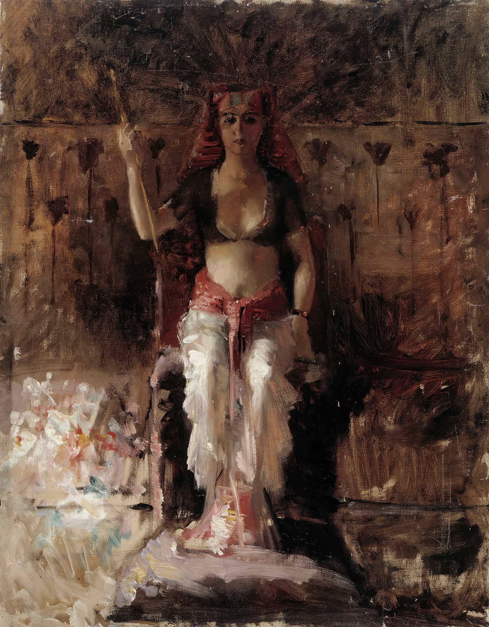 Egyptian Queen  by Albert Edelfelt
