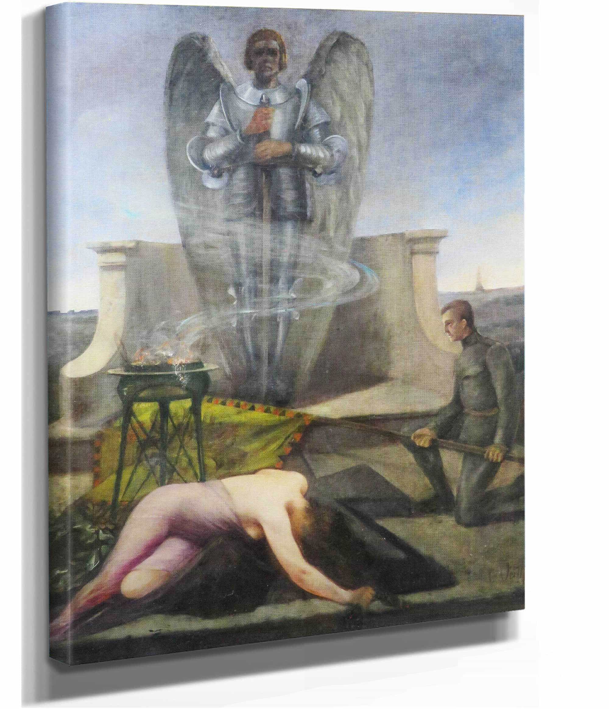 Ehrung An Einem Heldendenkmal by Eduard Veith