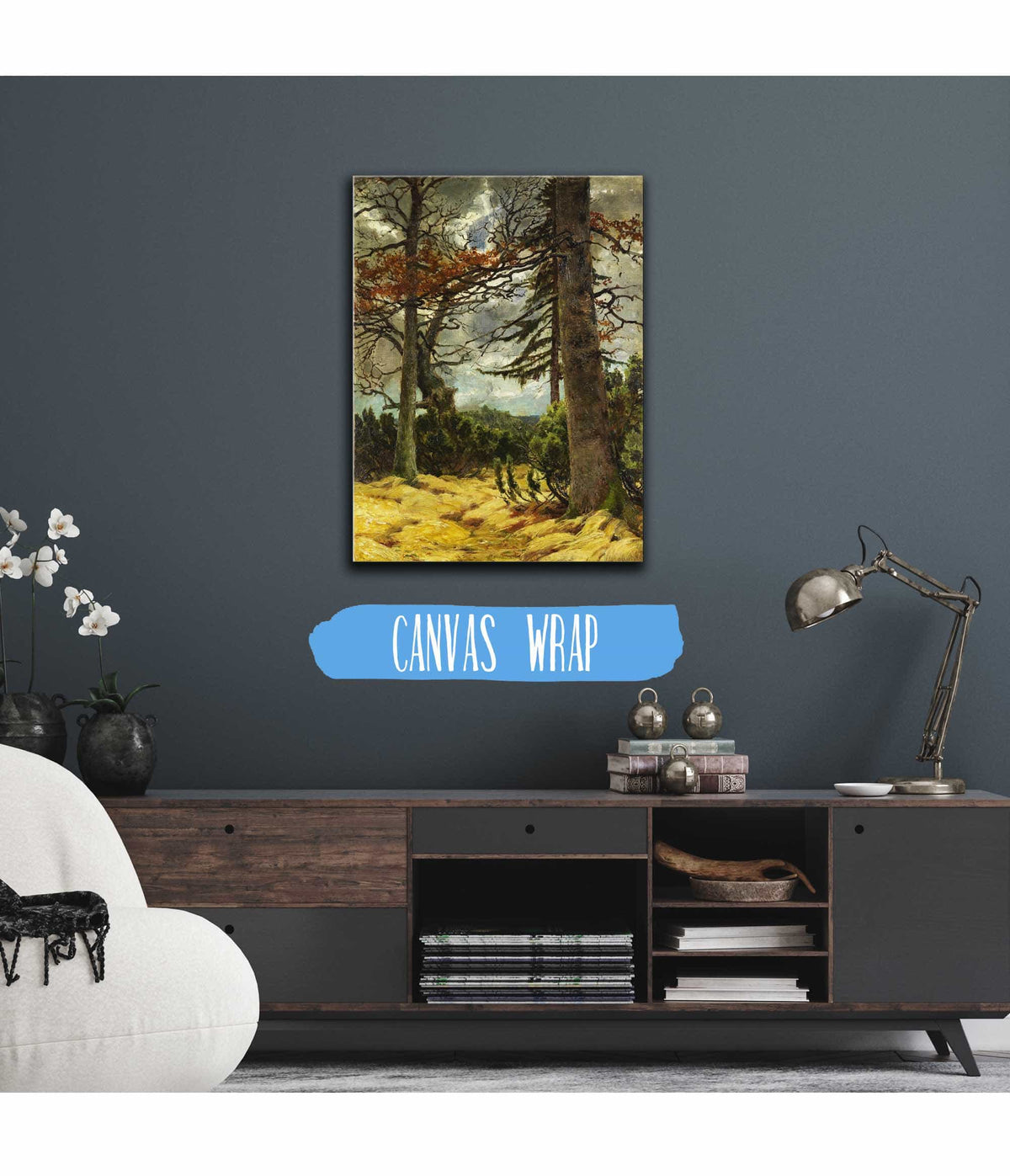 Eichenstamme Im Vorfruhling by Franz Marc