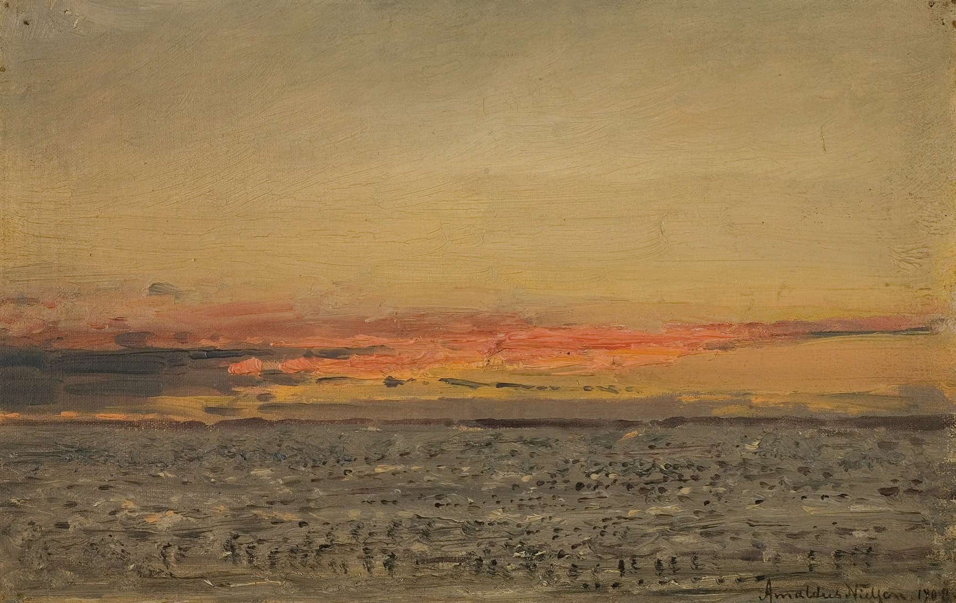Eidem Aafjord By Amaldus Nielsen