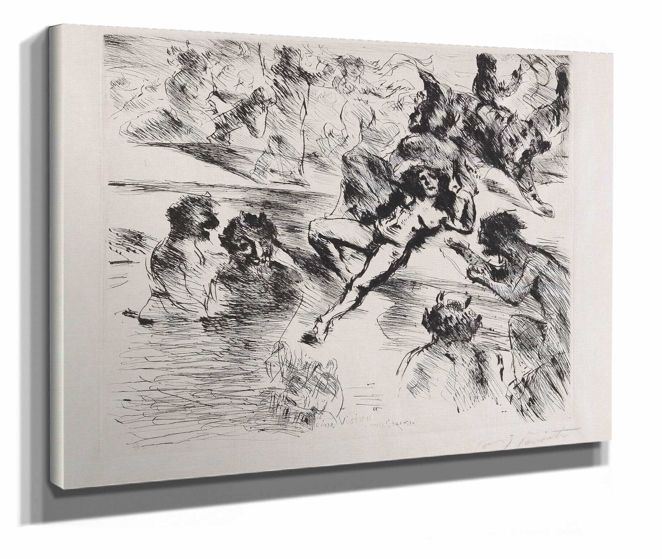 Eine Vision by Lovis Corinth