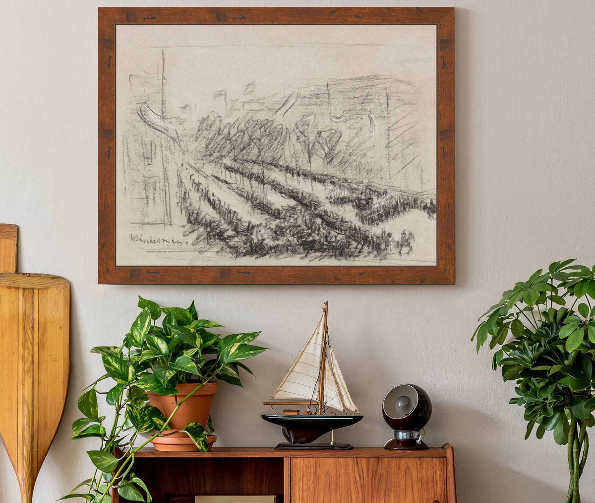 Einholung Bismarcks In Berlin by Max Liebermann