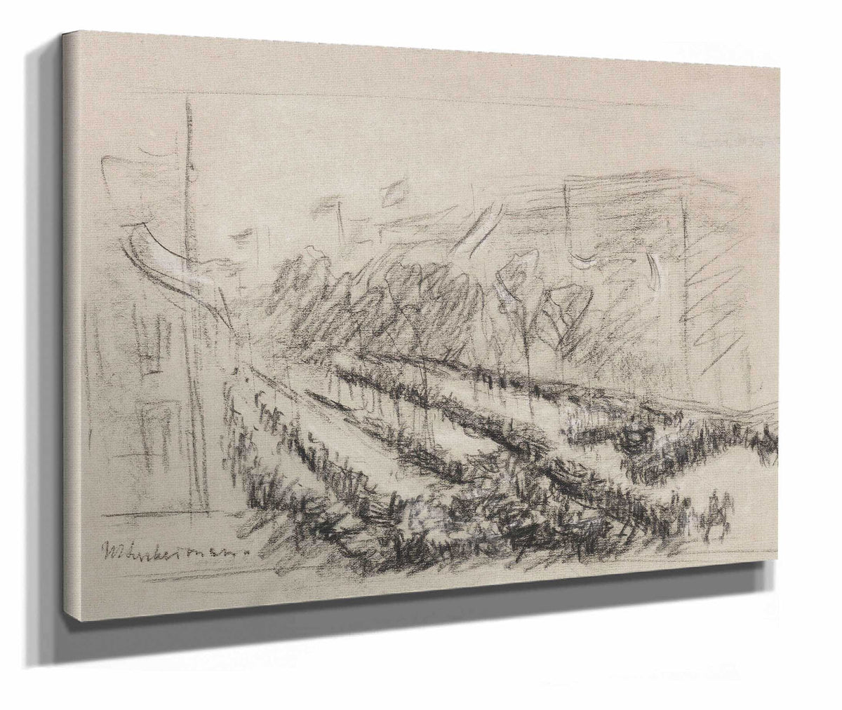 Einholung Bismarcks In Berlin by Max Liebermann