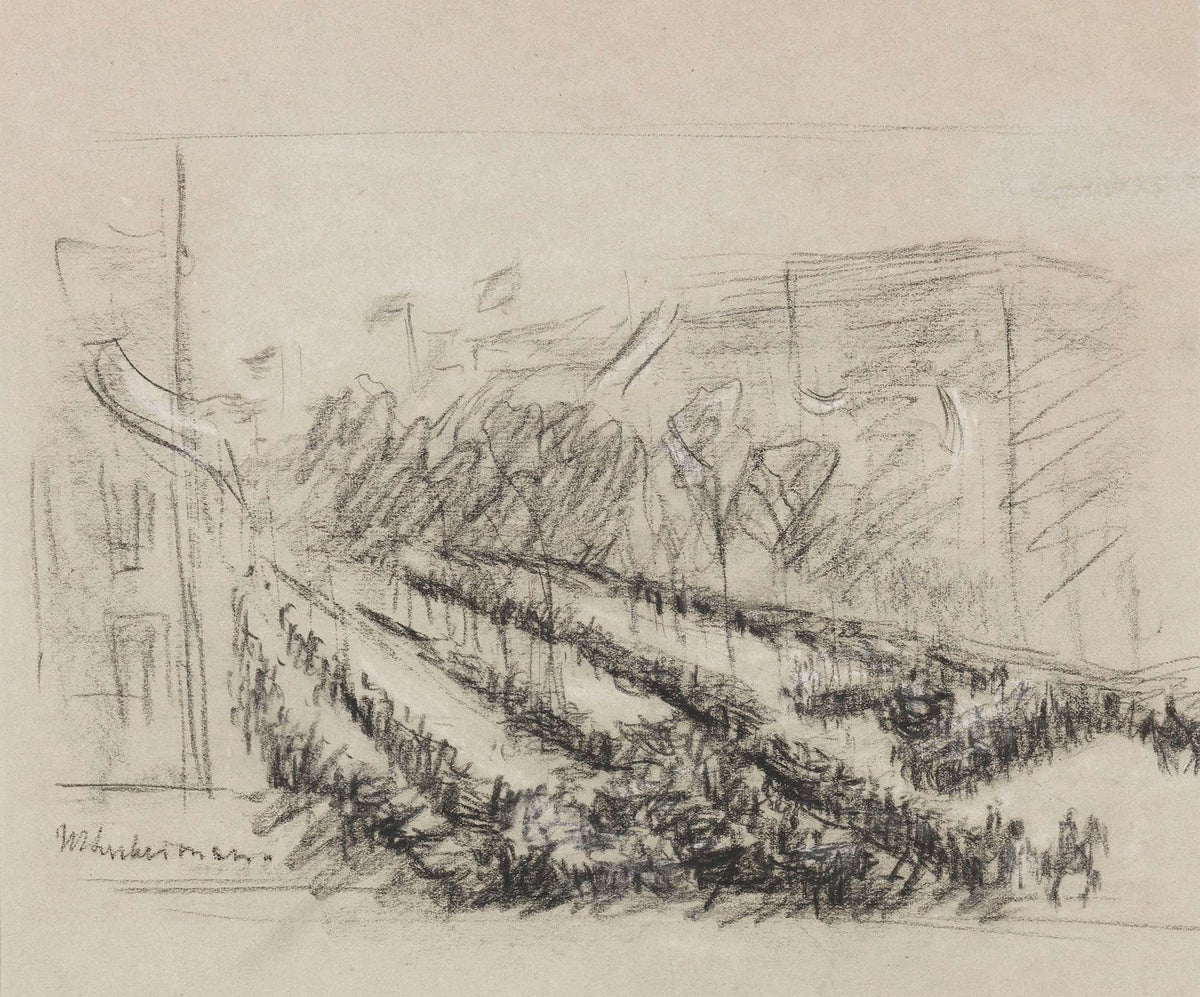 Einholung Bismarcks In Berlin by Max Liebermann