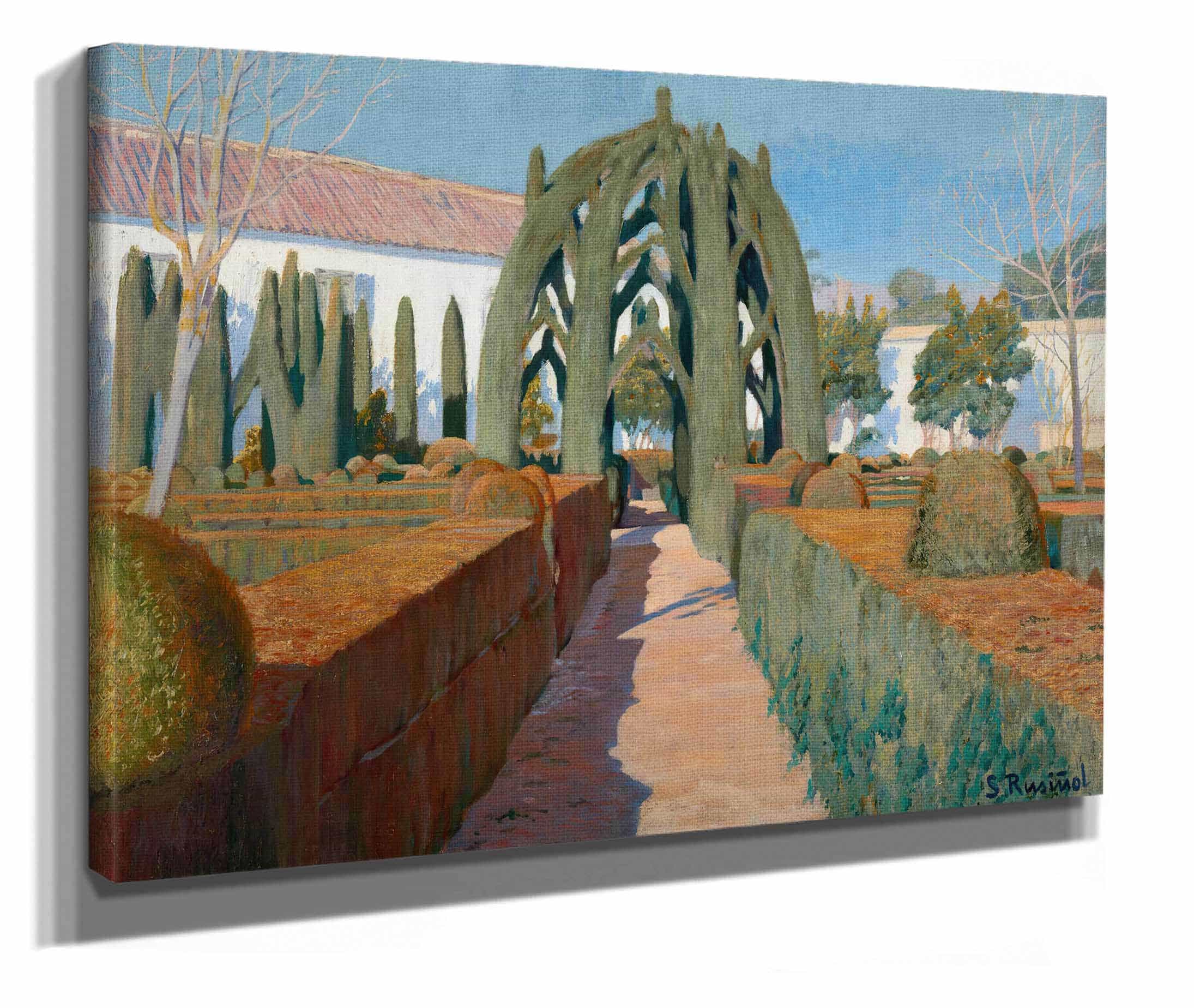 El Jardin De La Bailarina Granada The Bailarina Garden Granada by Santiago Rusinol