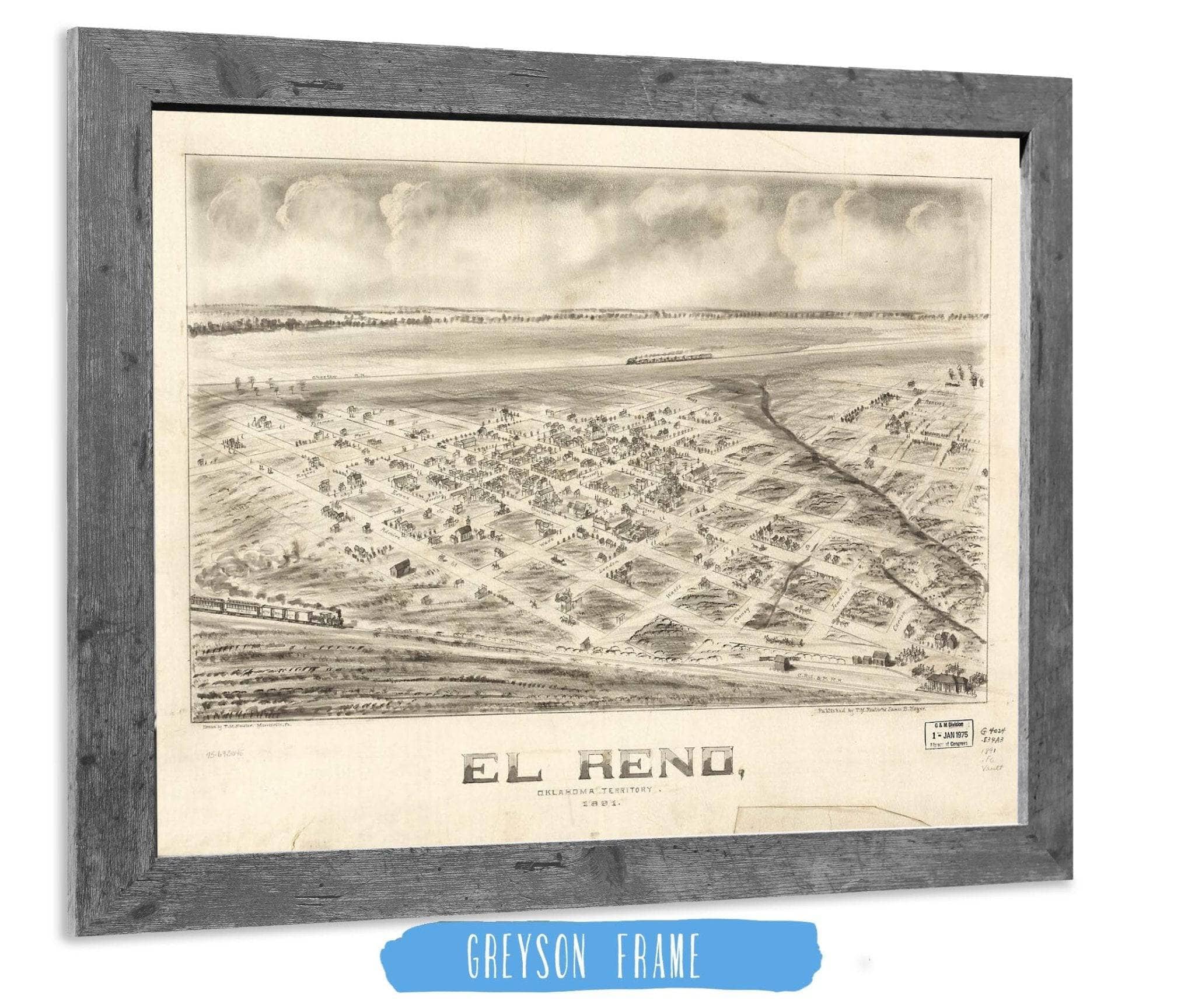 El Reno Oklahoma Territory 1891 State of Oklahoma
