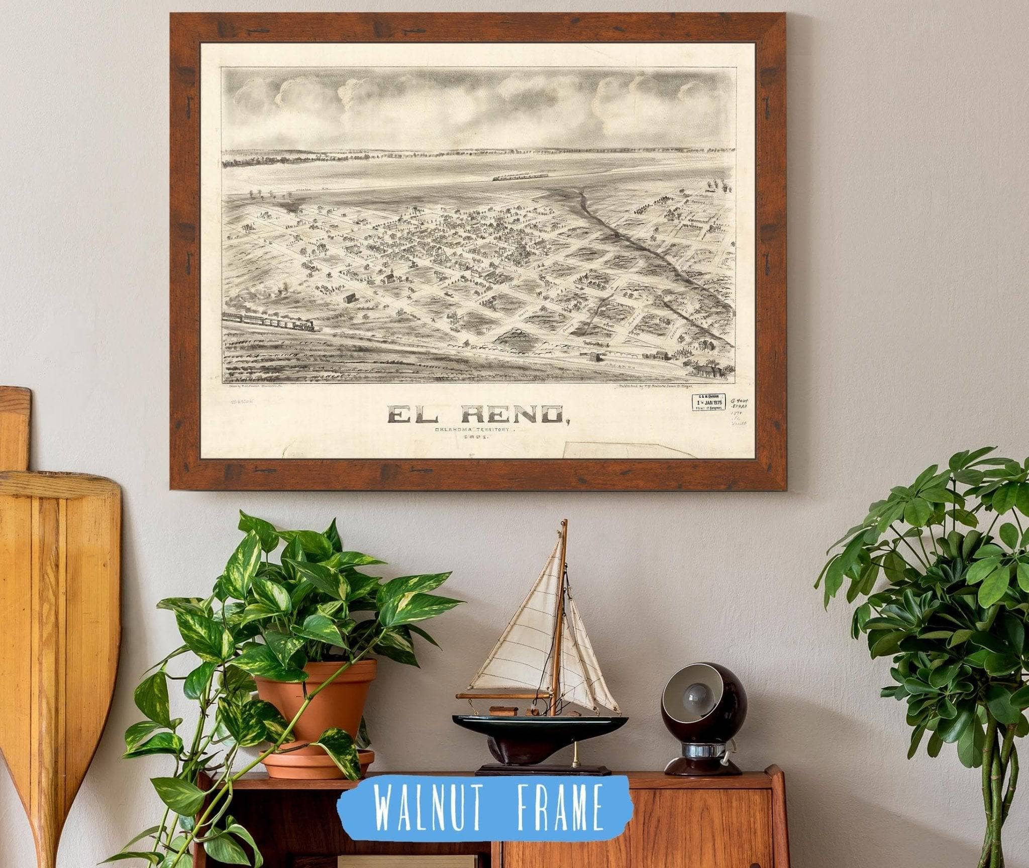 El Reno Oklahoma Territory 1891 State of Oklahoma