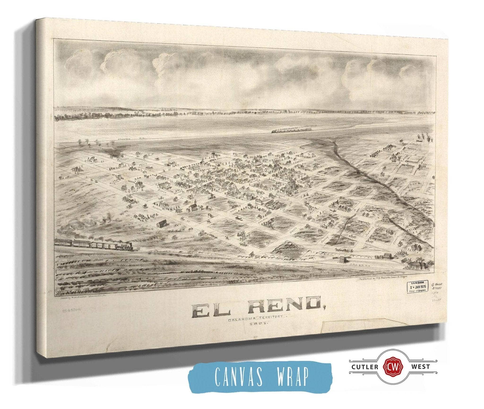 El Reno Oklahoma Territory 1891 State of Oklahoma