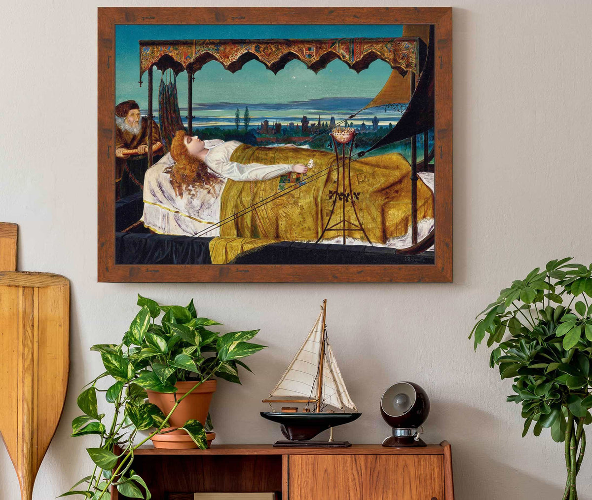 Elaine by John Atkinson Grimshaw