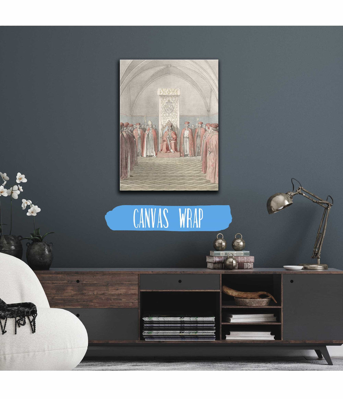 Elefantordenens Indstiftelse by Christoffer Wilhelm Eckersberg