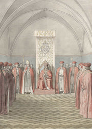 Elefantordenens Indstiftelse by Christoffer Wilhelm Eckersberg