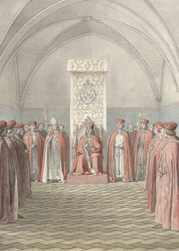 Elefantordenens Indstiftelse by Christoffer Wilhelm Eckersberg