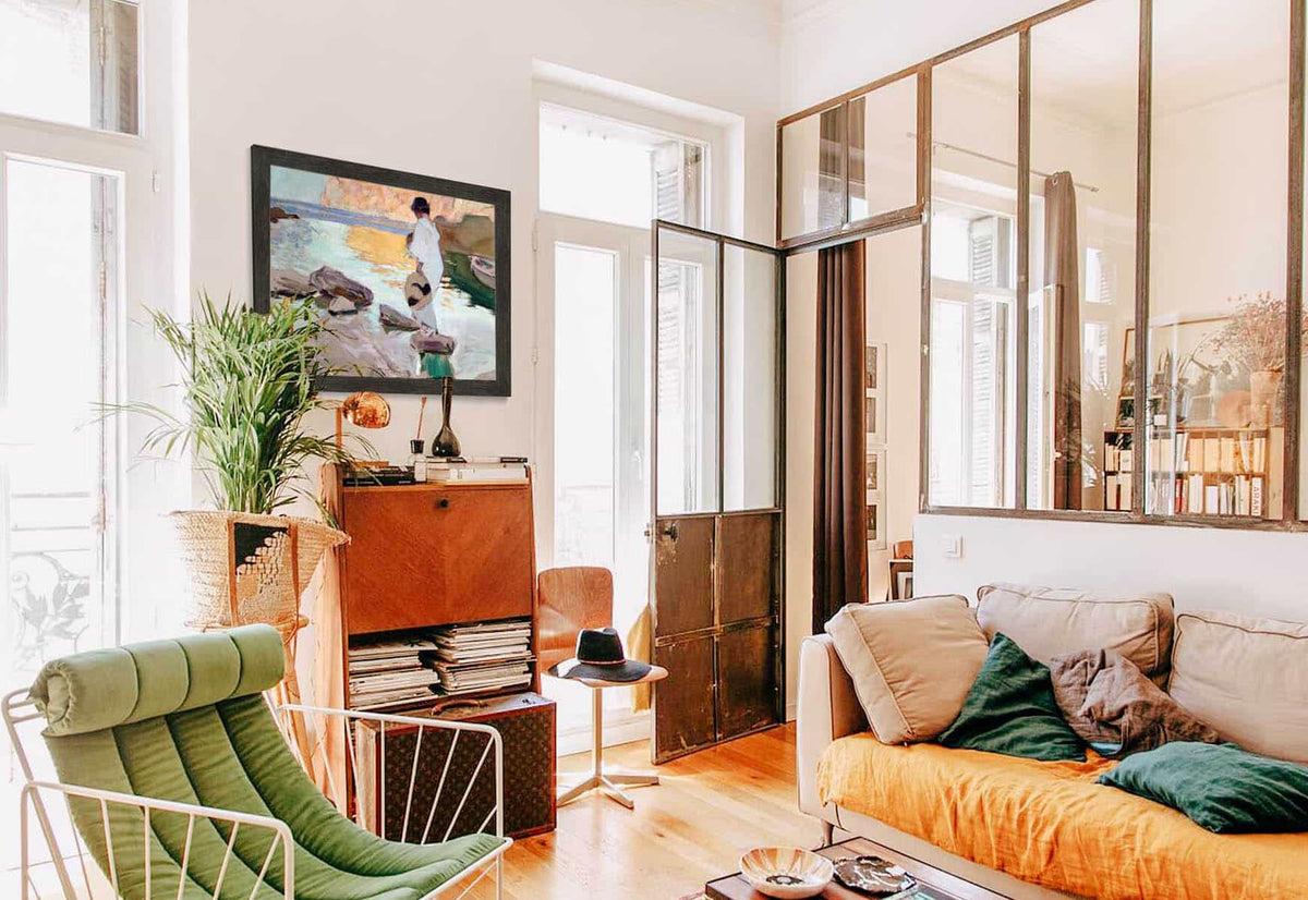 Elena At Cala De San Vicente by Joaquin Sorolla