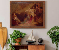 Elgiva Seized By Order Of Archbishop Odo by Sir John Everett Millais