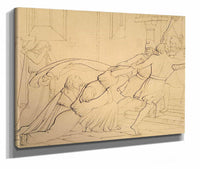 Elgiva Seized By Order Of Odo Archbishop Of Canterbury by Sir John Everett Millais