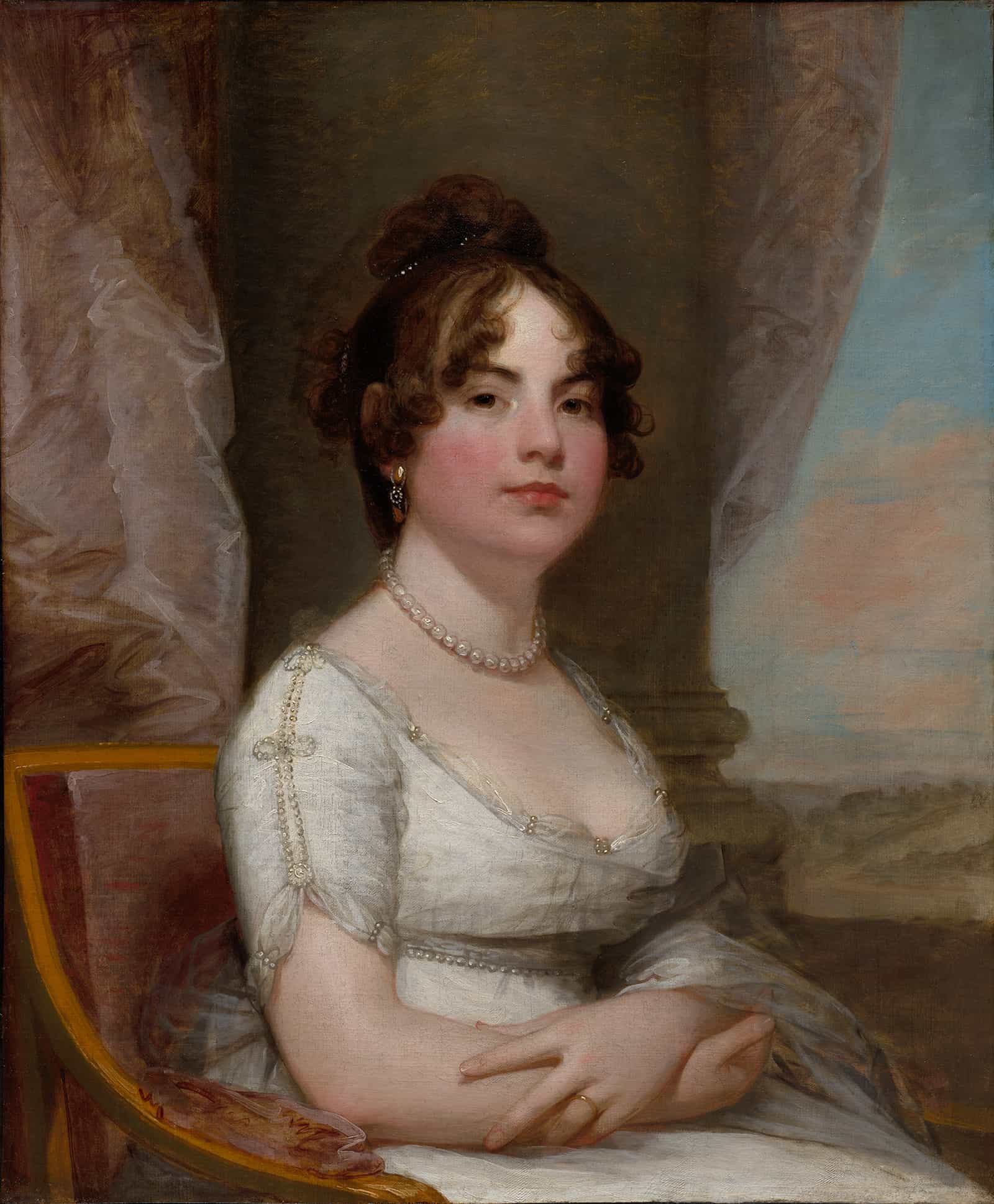 Elizabeth Beltzhoover Mason   by Gilbert Stuart