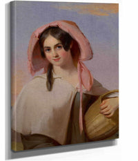 Elizabeth Cook Mrs Benjamin Franklin Bache As The Country Girl by Thomas Sully