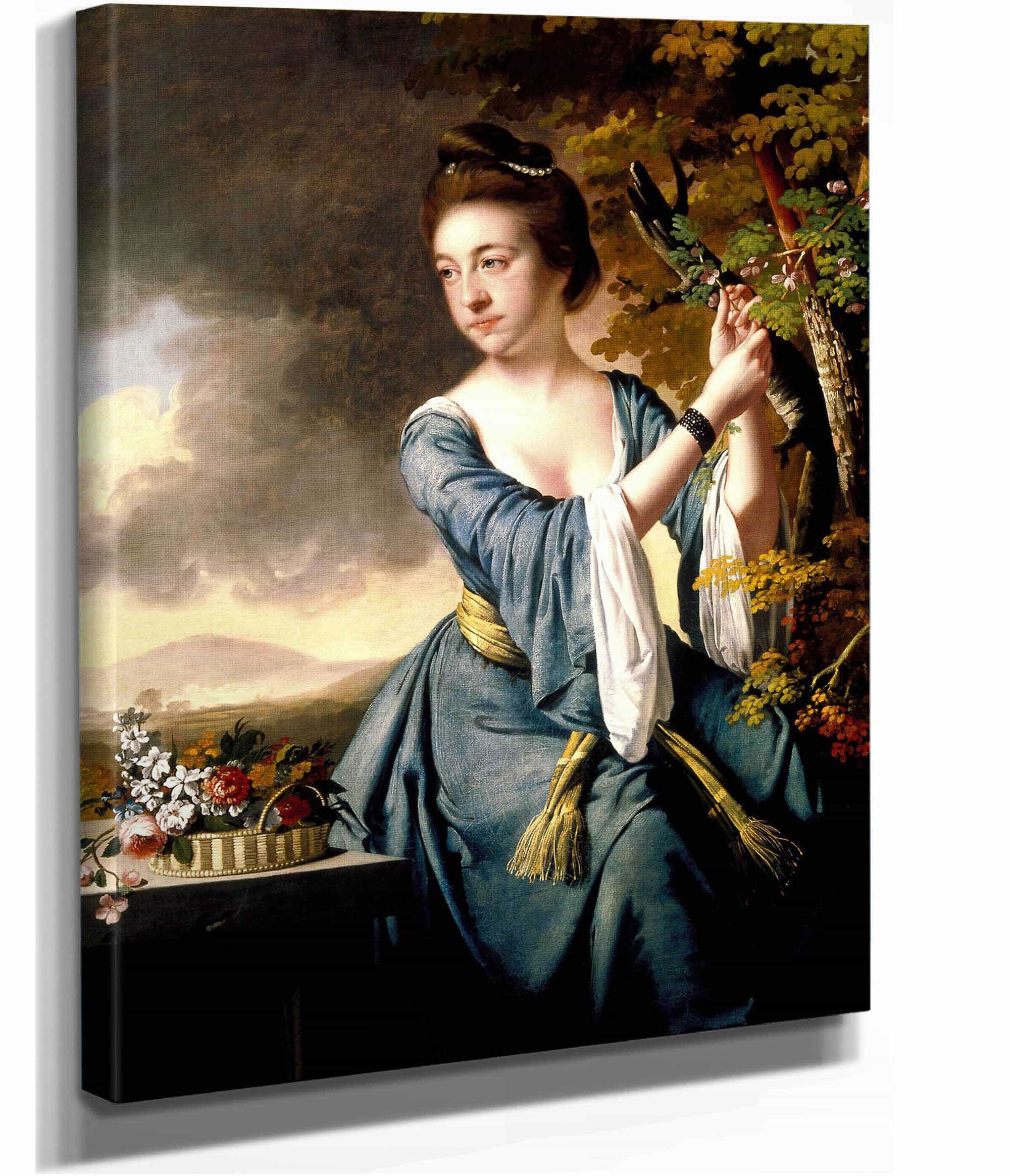 Elizabeth Mrs John Bostock by Joseph Wright Of Derby