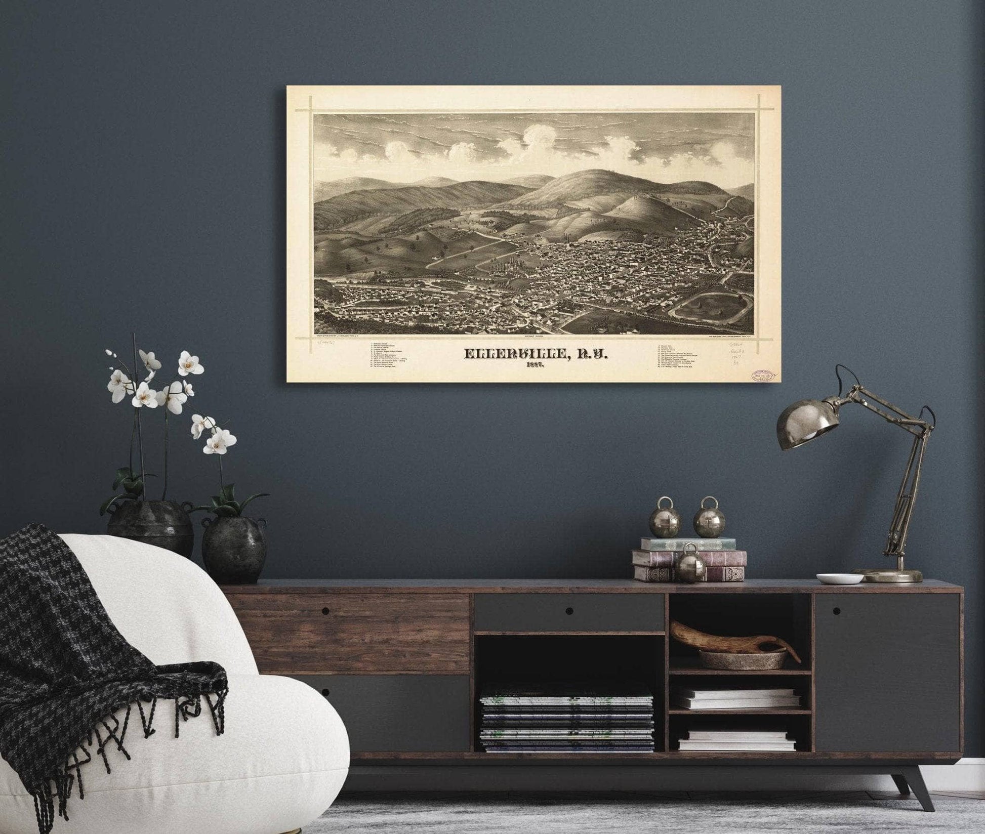 Ellenville Ny 1887  State Of New York