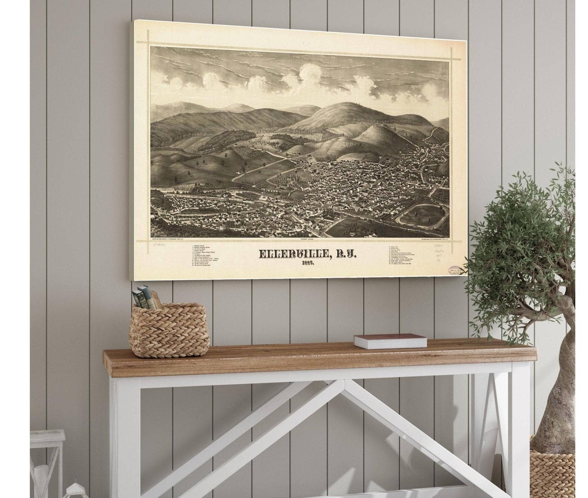 Ellenville Ny 1887  State Of New York