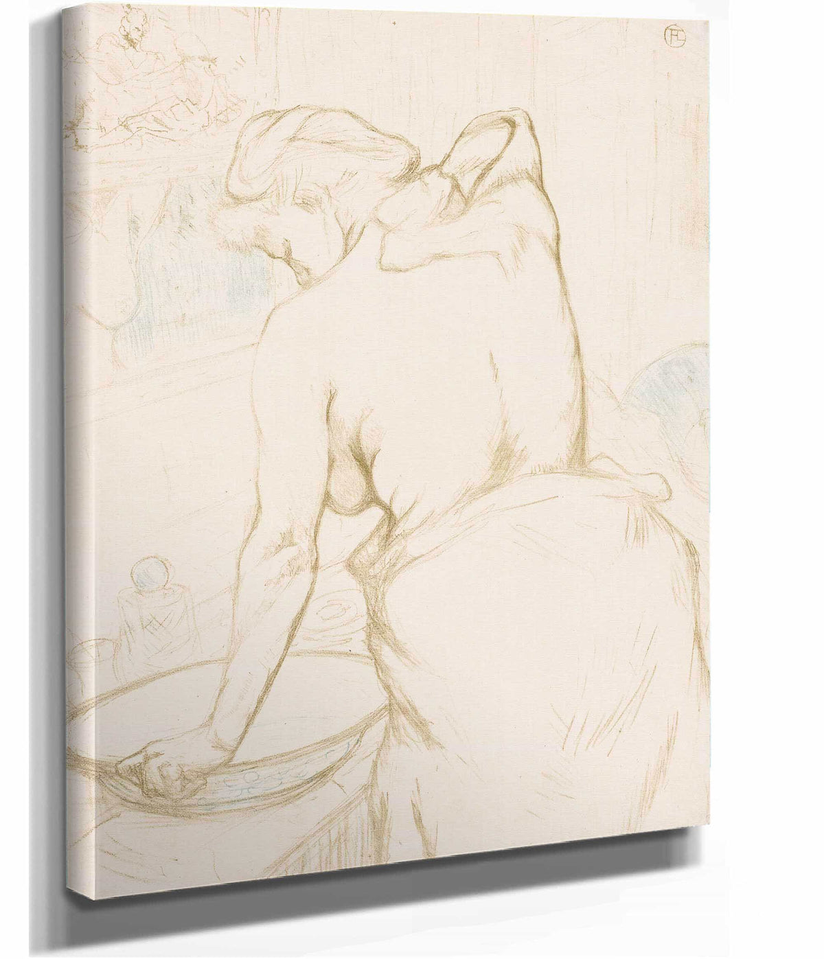 Elles The Toilet by Henri De Toulouse Lautrec