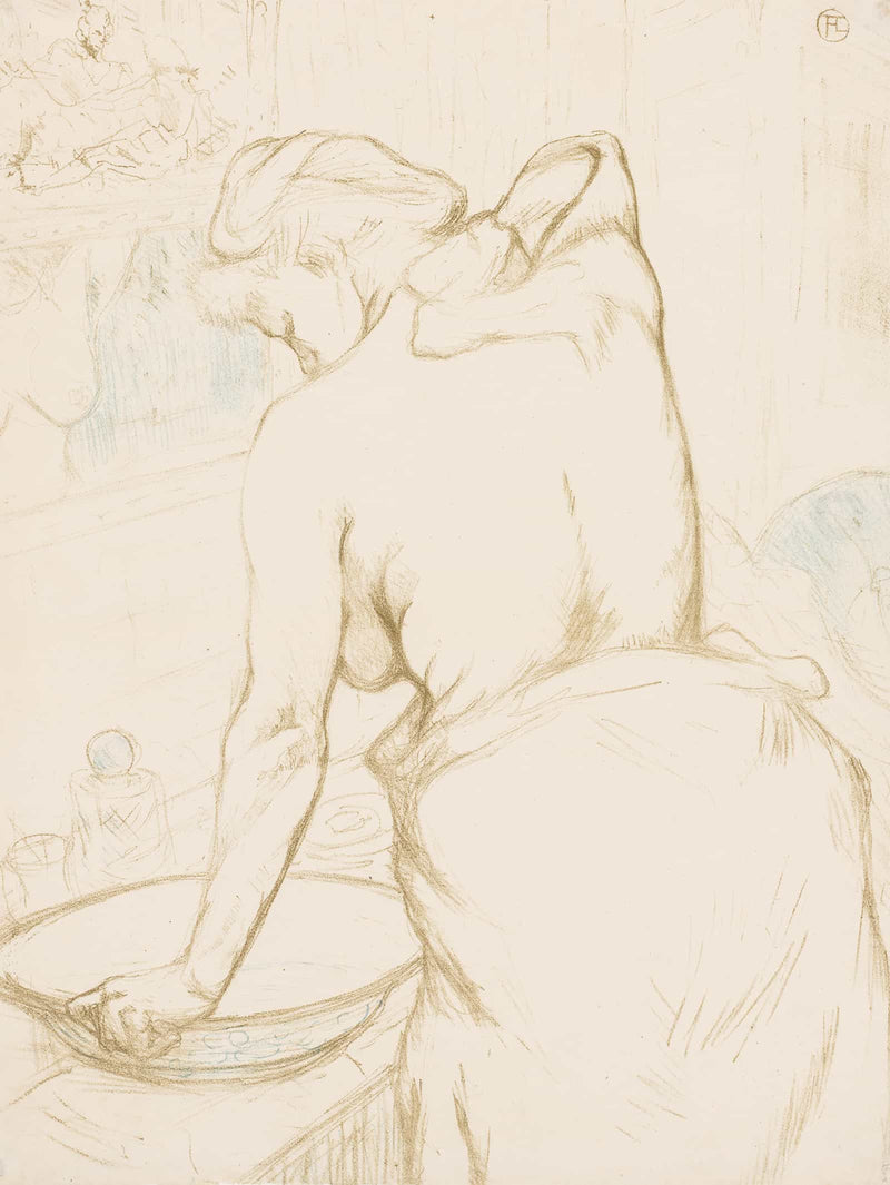 Elles The Toilet by Henri De Toulouse Lautrec