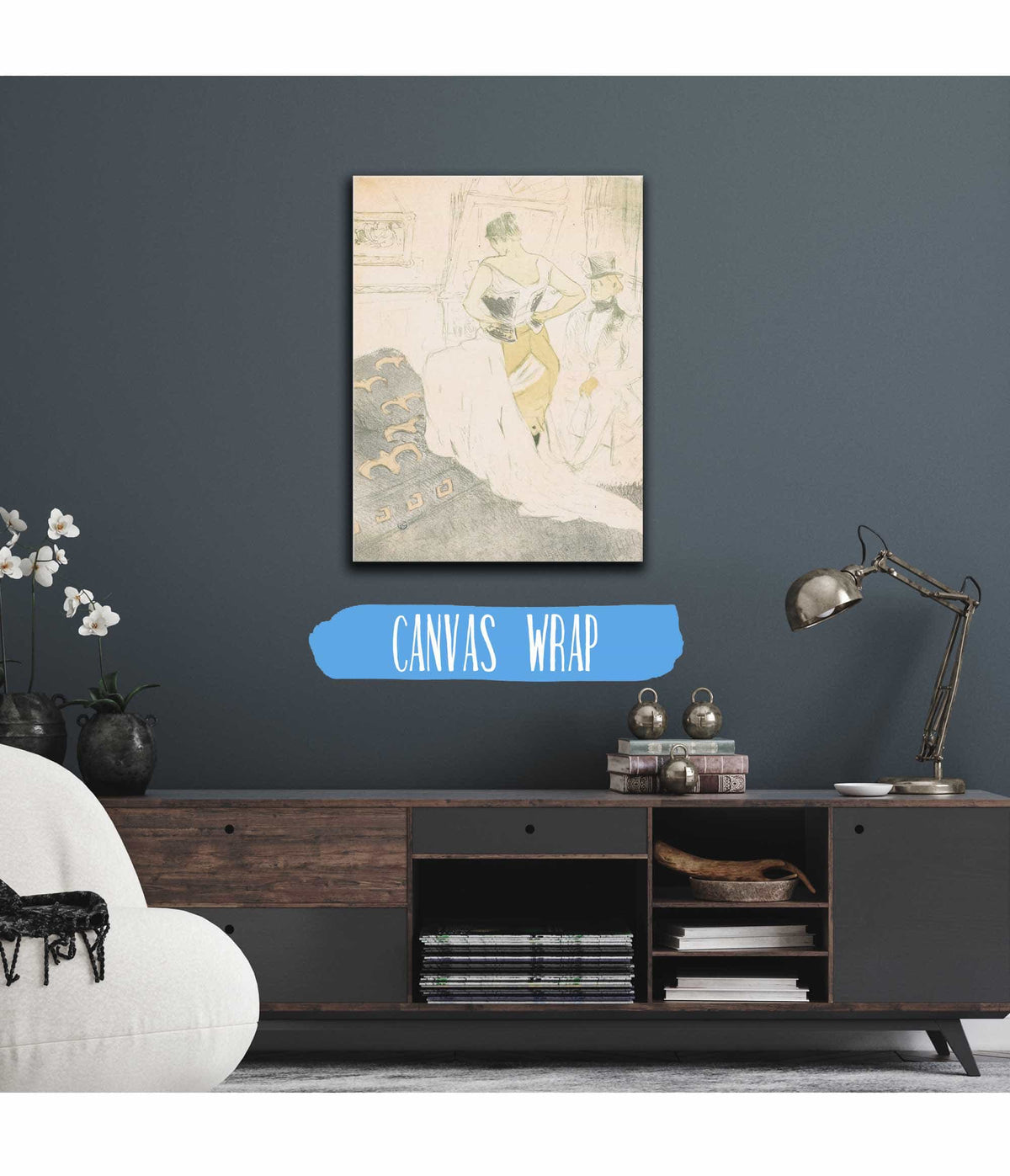 Elles Woman In A Corset by Henri De Toulouse Lautrec