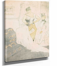 Elles Woman In A Corset by Henri De Toulouse Lautrec