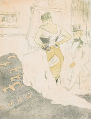 Elles Woman In A Corset by Henri De Toulouse Lautrec