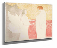 Elles Woman In Bed Mlle Cha U Ka O by Henri De Toulouse Lautrec