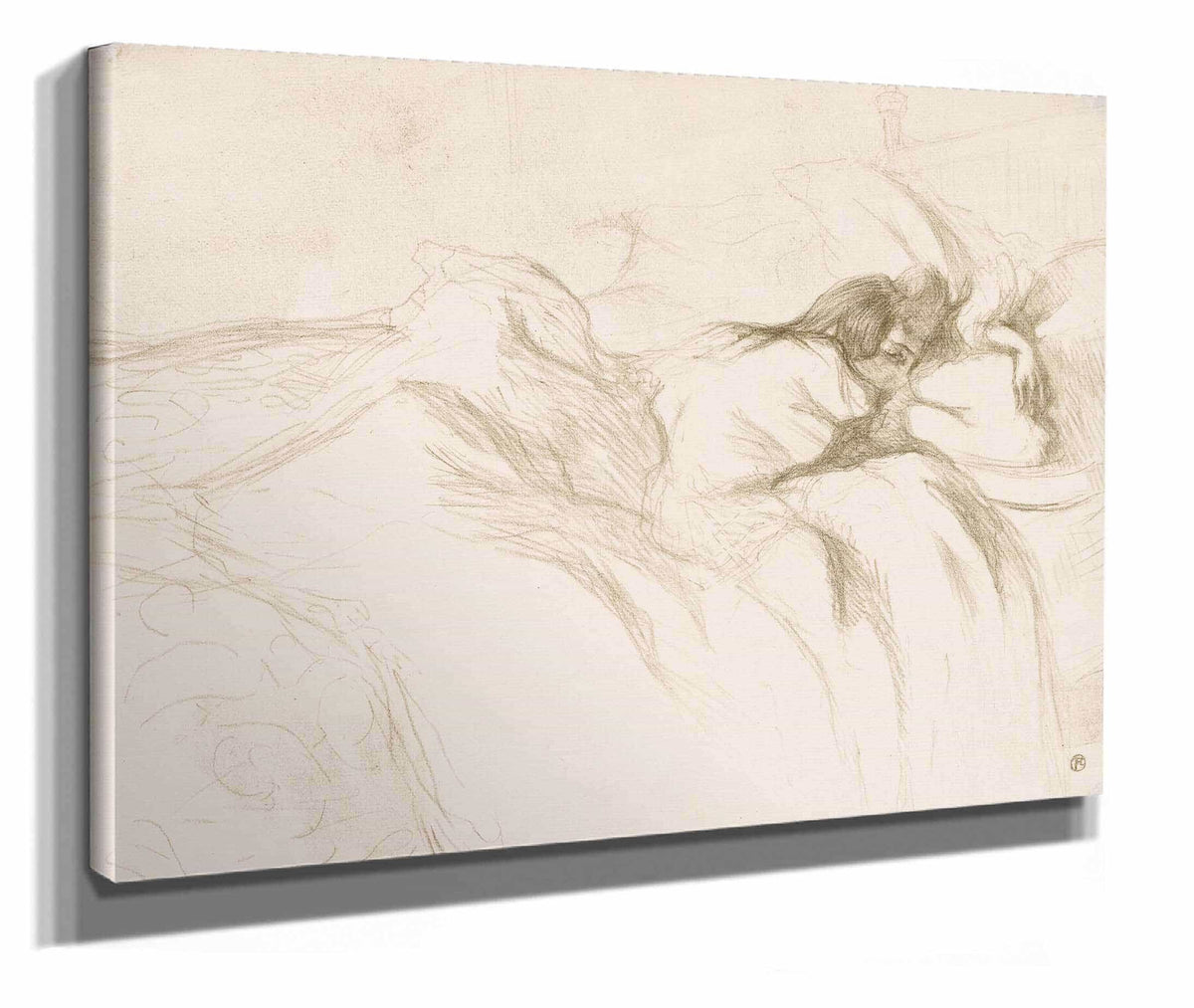 Elles Woman Sleeping by Henri De Toulouse Lautrec