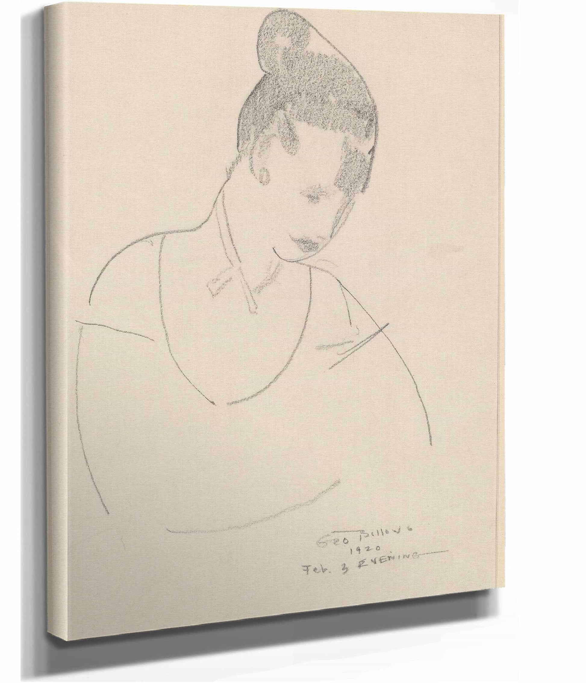 Elsie Speicher Verso by George Wesley Bellows