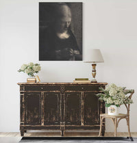 Embroidery The Artists Mother   by Georges Seurat