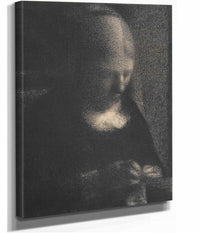 Embroidery The Artists Mother   by Georges Seurat