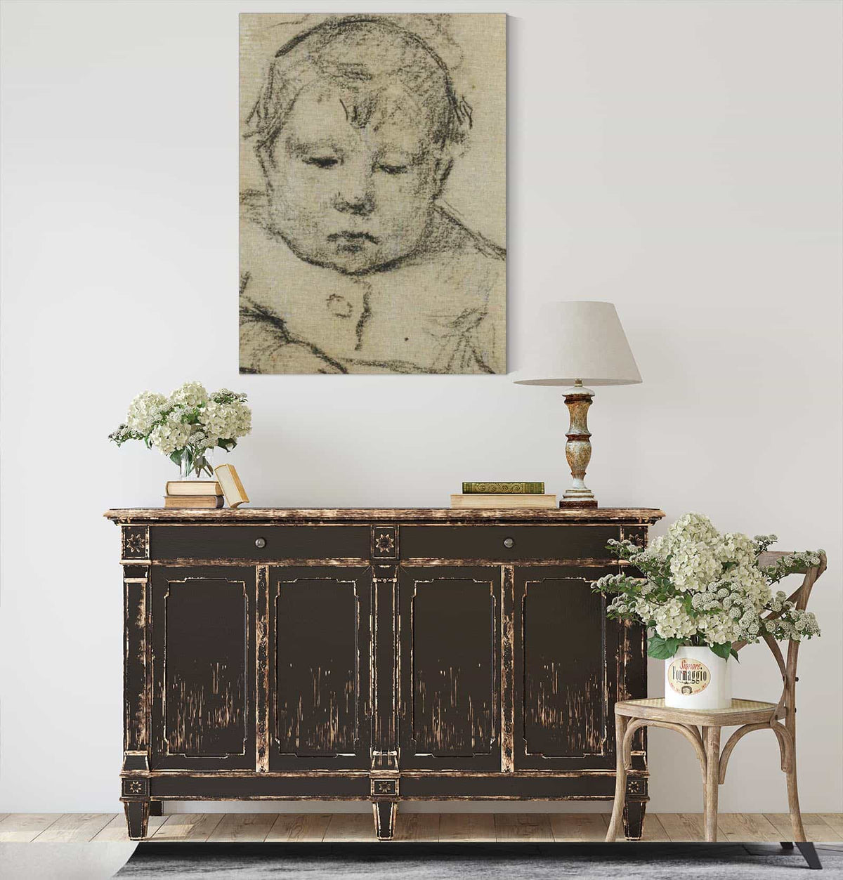 Emil Gauguin As A Child Right Hand Forward by Paul Gauguin