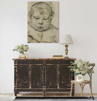 Emil Gauguin As A Child Right Hand Forward by Paul Gauguin