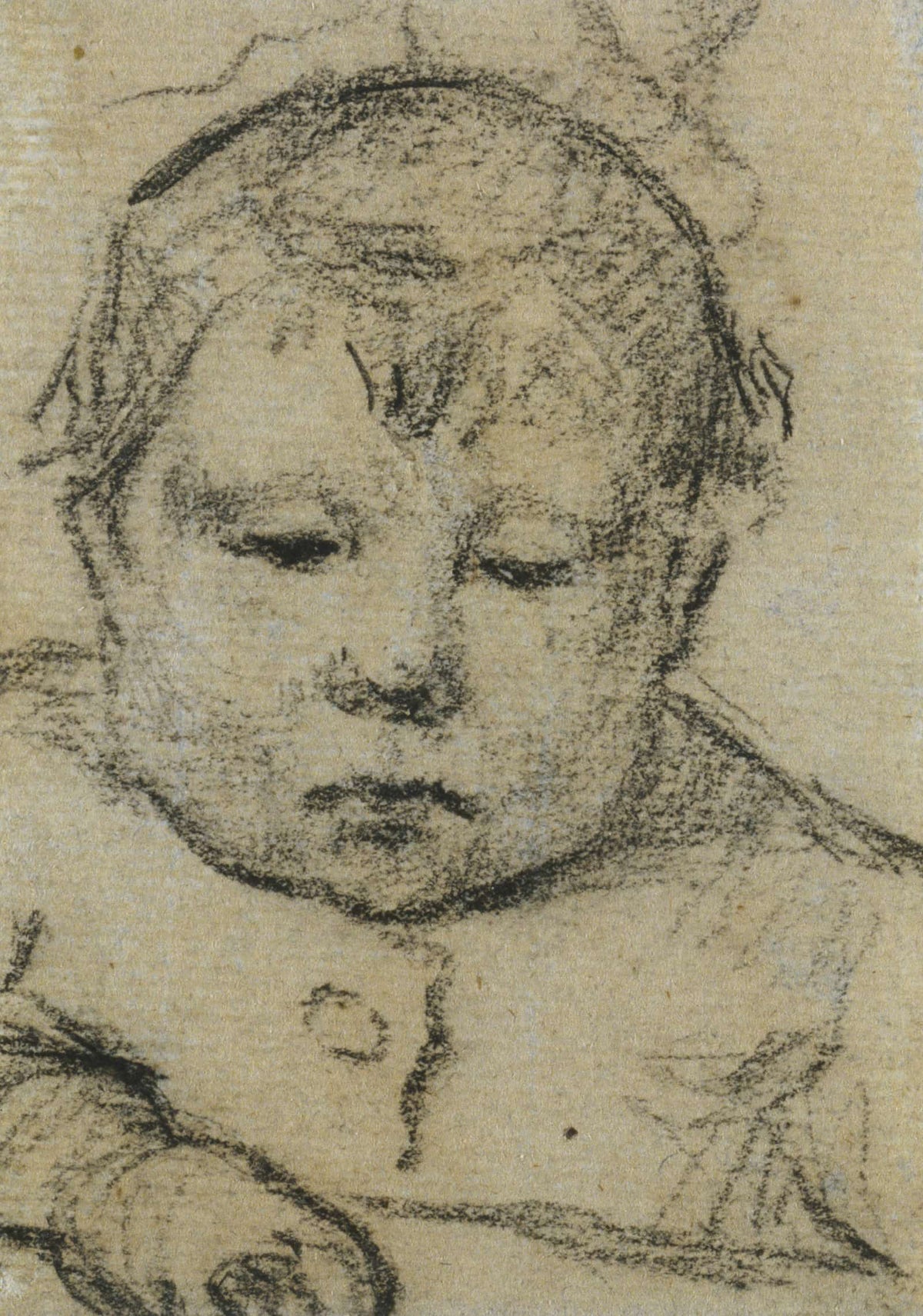 Emil Gauguin As A Child Right Hand Forward by Paul Gauguin