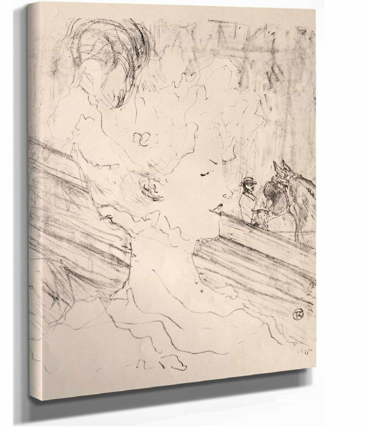 Emilienne Dalencon by Henri De Toulouse Lautrec