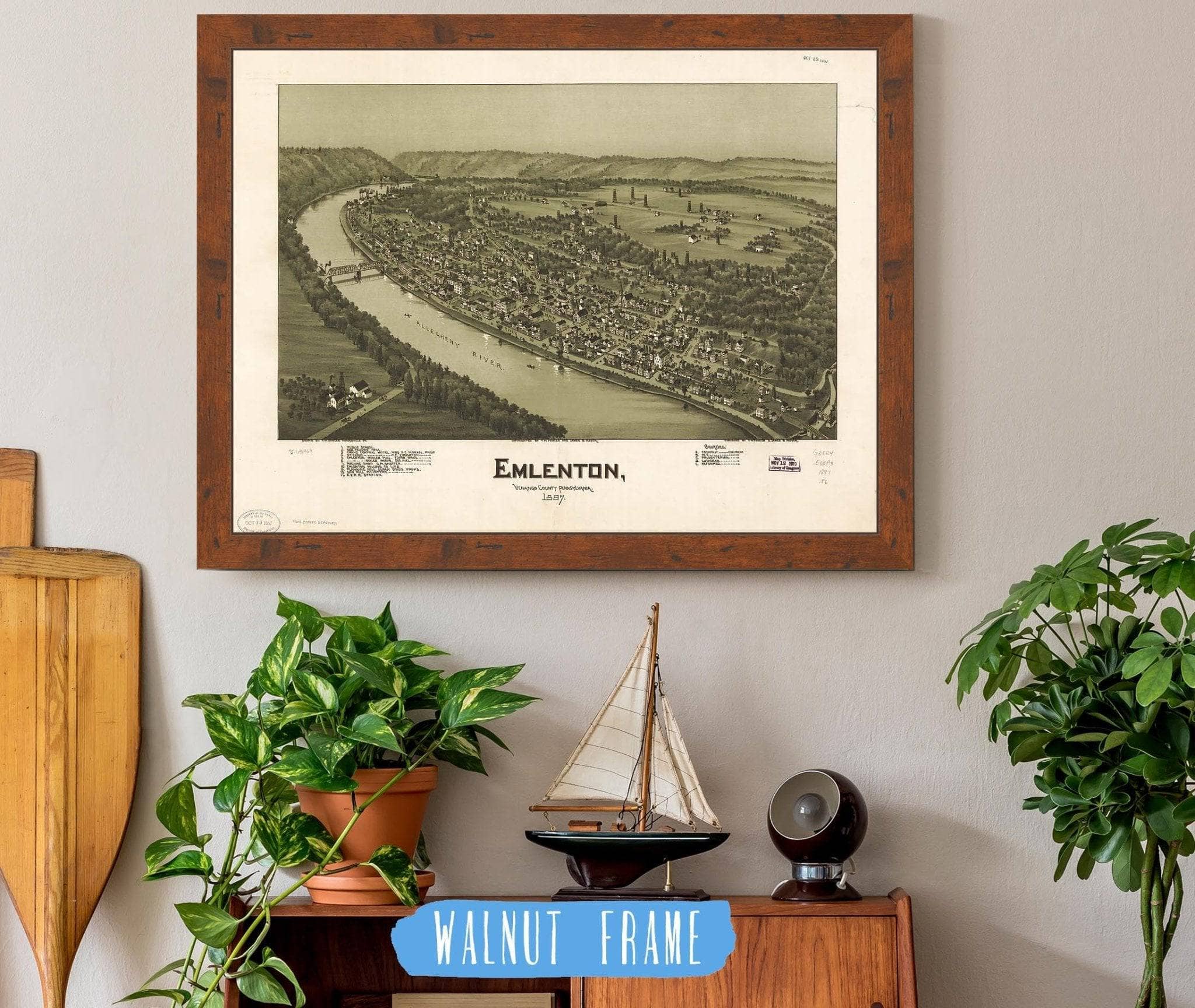 Emlenton Venango County Pennsylvania 1897 State of Pennsylvania