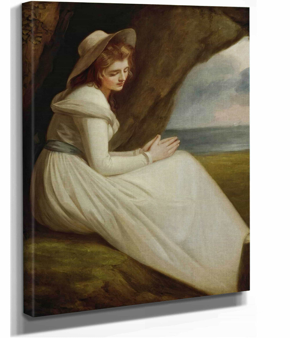 Emma Hart Later Lady Hamilton As Absence by George Romney