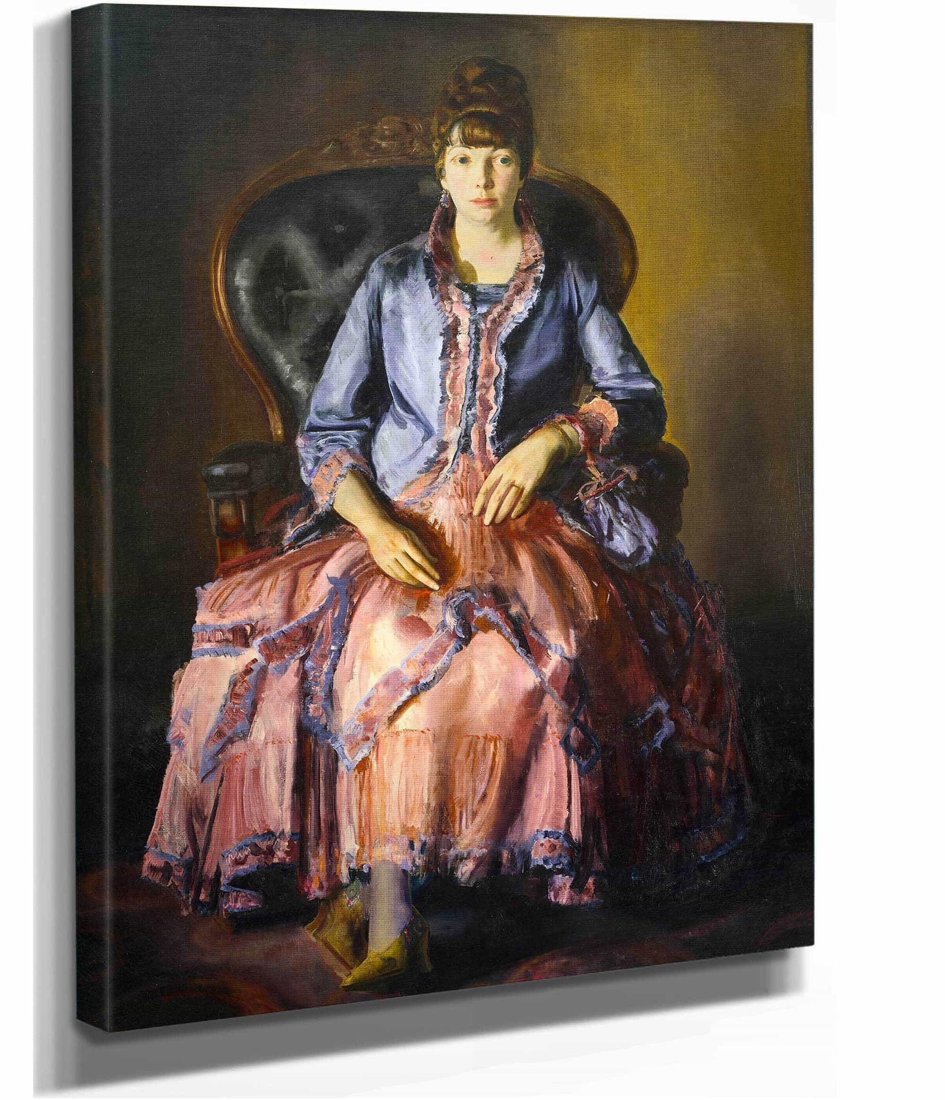 Emma In A Purple Dress   by George Wesley Bellows