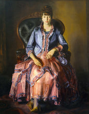 Emma In A Purple Dress   by George Wesley Bellows